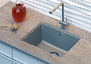 Мойка кухонная Point Сидли PN3007AL 55 см серый