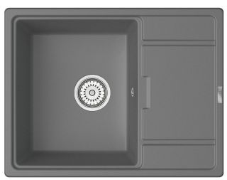 Мойка кухонная Point Стил PN3009AL 65 см серый