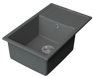 Мойка кухонная Point Велета PN3002AL 78 см серый