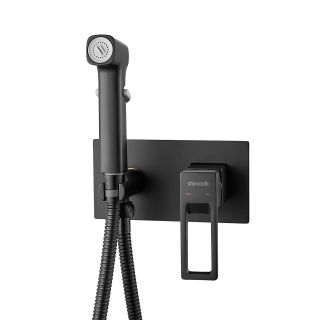Гигиенический душ со смесителем Shevanik S6805H чёрный
