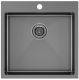 Мойка кухонная Paulmark Kroner PM215151-GM воронёная сталь