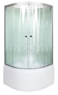 Душевая кабина Deto  L 990 N без крыши 90х90х200 см