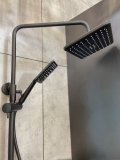 Душевая система AltroBagno Intento 030104 Cr черный матовый