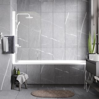 Шторка на ванну WasserKRAFT Leine 35P01-80WHITE