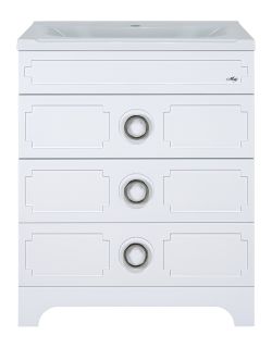 Напольная тумба под раковину Misty Лейла 60см белый
