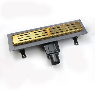 Душевой лоток RGW Drain Leo-30Gb 60213040-06 40 см золото брашированное