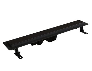 Душевой лоток RGW Drain Leo-31 60213160-04 60см под плитку чёрный