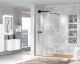 Душевая перегородка CEZARES LIBERTA-L-1-125-120-C-NERO кронштейн 120см