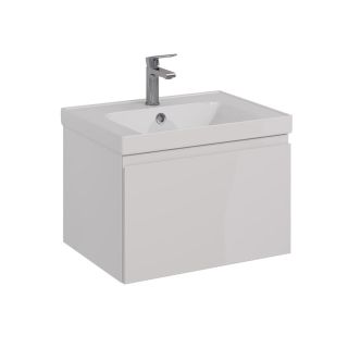 Тумба под раковину Lemark Veon Mini LM02VM60T 60 см белый глянец