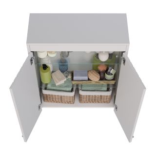 Шкаф Lemark Romance LM07R35SH 60 см подвесной Белый глянец