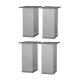 Комплект опор для мебели Lemark UNIVERSAL LM08OL125S 15 см 4 шт