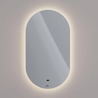 Зеркало Lemark Olsa LM45Z-O 45 см подвесное с интерьерной подсветкой