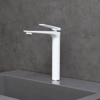 Смеситель для раковины Lemark Allegro LM5909CW с донным клапаном белый