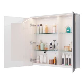 Зеркало-шкаф Lemark Zenon LM80ZS-Z 80 см подвесной с подсветкой