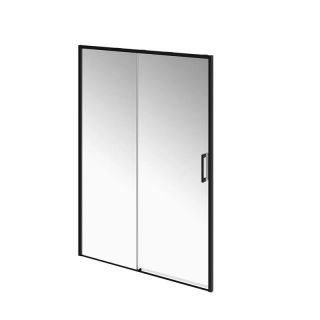 Душевая дверь Kerama Marazzi Lindo LN.140.SD.BLK.M 140 см с функцией soft close стекло прозрачное профиль чёрный матовый