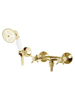 Смеситель для душа Cezares с ручным душем, шлангом 150 см и держателем LORD-D-03/24-Bi