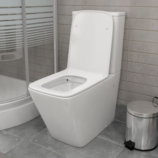 Унитаз напольный Maretti Umbria безободковый с микролифтом, UM10NBM42-844, белый