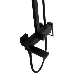 Душевая стойка BelBagno Luсe чёрный матовый LUC-VSCM-NERO