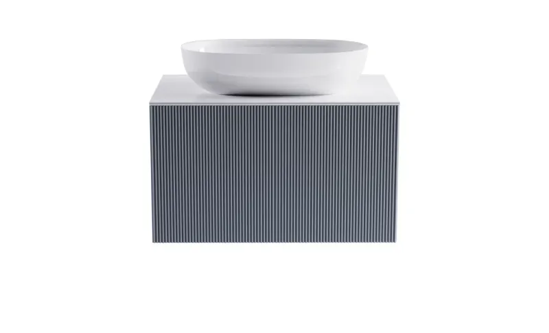 Тумба с раковиной Astra-Form М-40 4631177713569 80 см голубой матовый