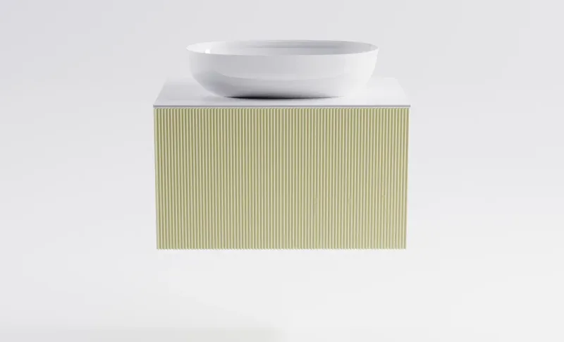 Тумба с раковиной Astra-Form М-40 4631177713576 80 см бежевый матовый