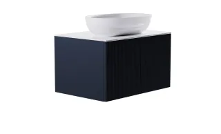 Тумба с раковиной Astra-Form М-40 4631177713521 70 см серый матовый