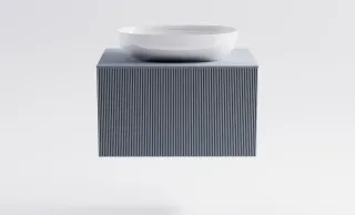 Тумба с раковиной Astra-Form М-40 4631177714726 70 см голубой матовый