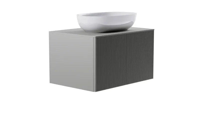 Тумба с раковиной Astra-Form М-40 4631177714702 70 см серый матовый