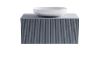 Тумба с раковиной Astra-Form М-40 4631177714900 100 см голубой матовый