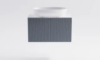 Тумба с раковиной Astra-Form М-40 Slim 4631177714474 70 см голубой матовый