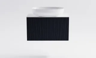 Тумба с раковиной Astra-Form М-40 Slim 4631177714504 70 см серый матовый