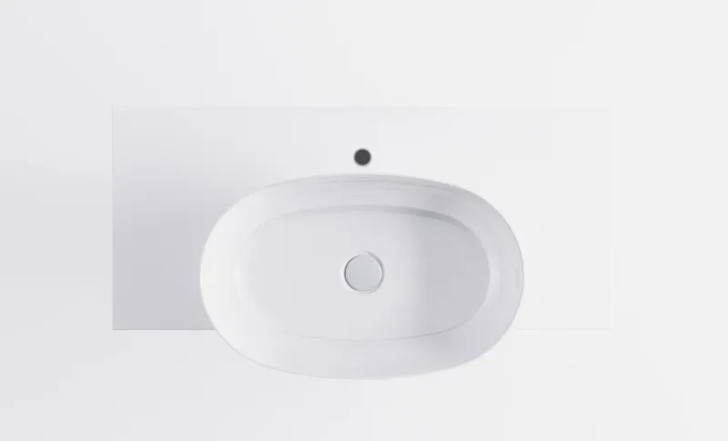 Тумба с раковиной Astra-Form М-40 Slim 4631177716133 100 см белый матовый