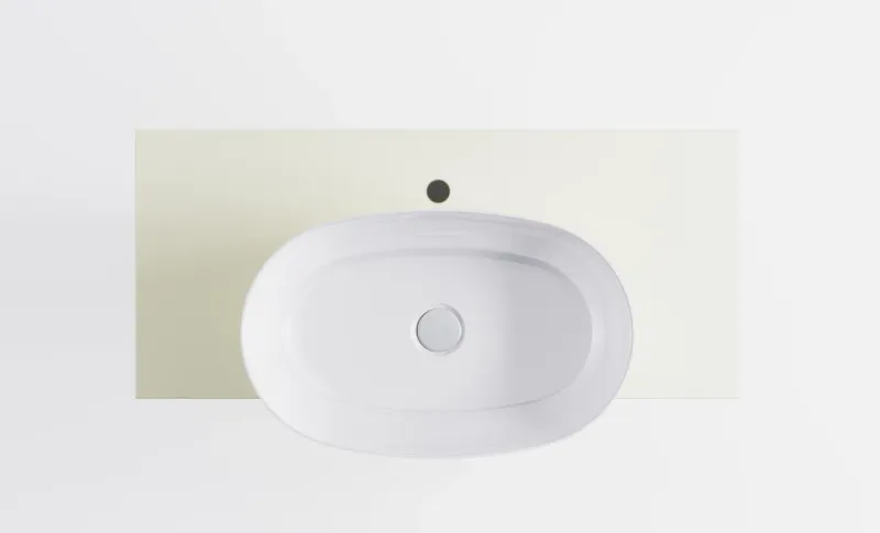 Тумба с раковиной Astra-Form М-40 Slim 4631177716119 100 см бежевый матовый