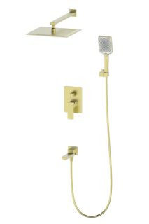Душевой комплект Wonzon & Woghand Edge WW-88939003-BG брашированное золото