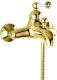 Смеситель для ванны и душа однорычажный, золото Cezares MARGOT-VM-03/24-Bi