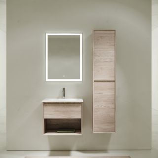 Подвесная тумба под раковину Sancos Marmi 1.0 MR1.060EG 59см дуб галифакс натуральный