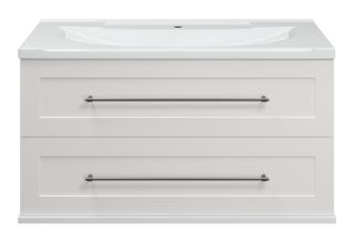 Подвесная тумба под раковину Misty Марта 100см белый
