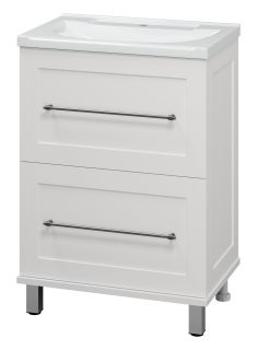 Напольная тумба под раковину Misty Марта 60см белый
