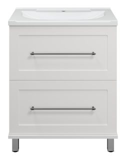 Напольная тумба под раковину Misty Марта 70см белый