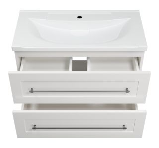 Подвесная тумба под раковину Misty Марта 80см белый