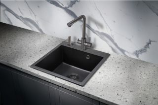 Мойка для кухни Milacio Murcia 51 Cuarzo MC.77021 чёрный матовый