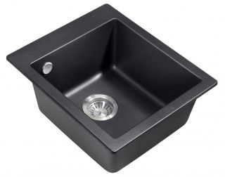 Мойка для кухни Milacio Murcia 42 Cuarzo MC.77041 чёрный матовый