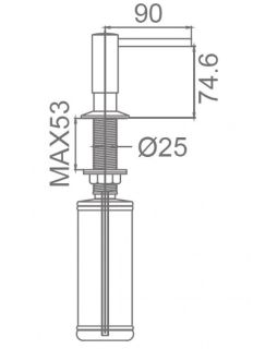 Дозатор для кухонной мойки Milacio MC.931.AN антрацит