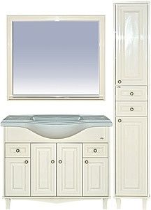 Напольная тумба под раковину Misty Шармель 105см бежевый