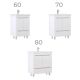 Тумба под раковину напольная Vigo Grani 285 70 см белый