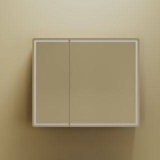 Зеркальный шкаф с LED подсветкой Sancos Mirror MI90ECH 89см дуб чарльстон