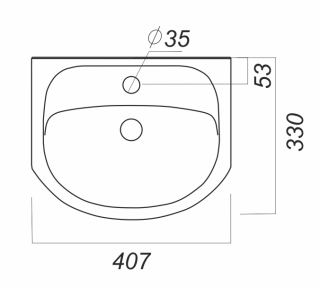 Мебельная раковина Sanita Манго MNG40SAWB01 40см белый