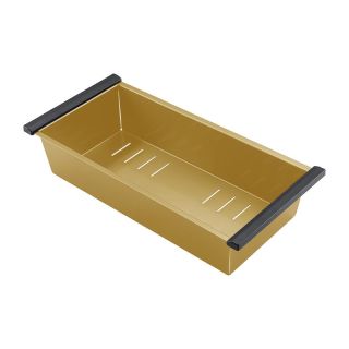 Мойка для кухни с коландером Gappo GS5050-3 золотой сатин