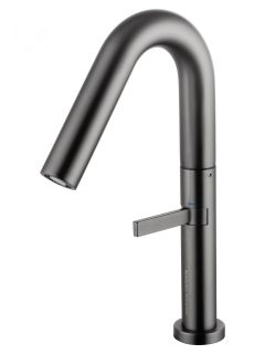 Смеситель для раковины Wonzon & Woghand WW-6068-BGG тёмный графит