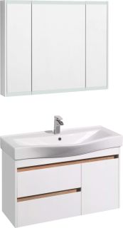 Тумба под раковину Акватон Нортон 100см белый 1A249001NT010