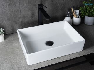 Раковина Gid N1204 51225 накладная белая 45x32x11